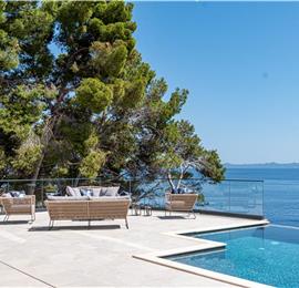 6 bedroom villa with infinity pool and sea views, Korcula Island, sleeps 12